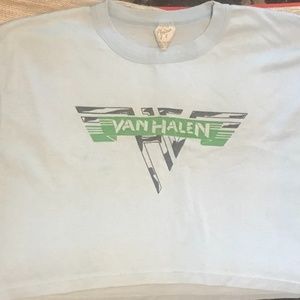 Vintage Van Halen crop top